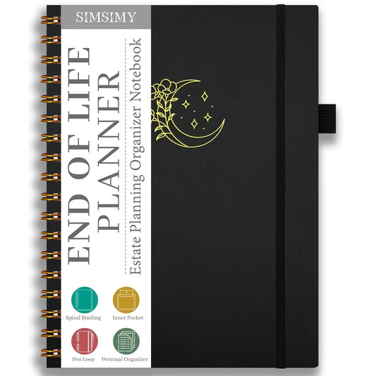Verigo End of Life Planner – Estate Planning & Important Information Organizer | Final Wishes & Legacy Workbook