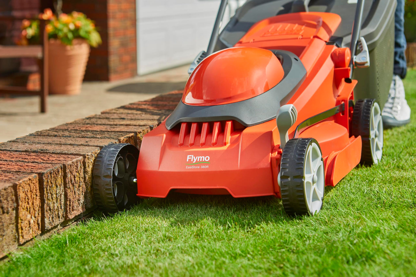 1600W Electric Lawn Mower with Rear Roller & 45L Grass Collection Box