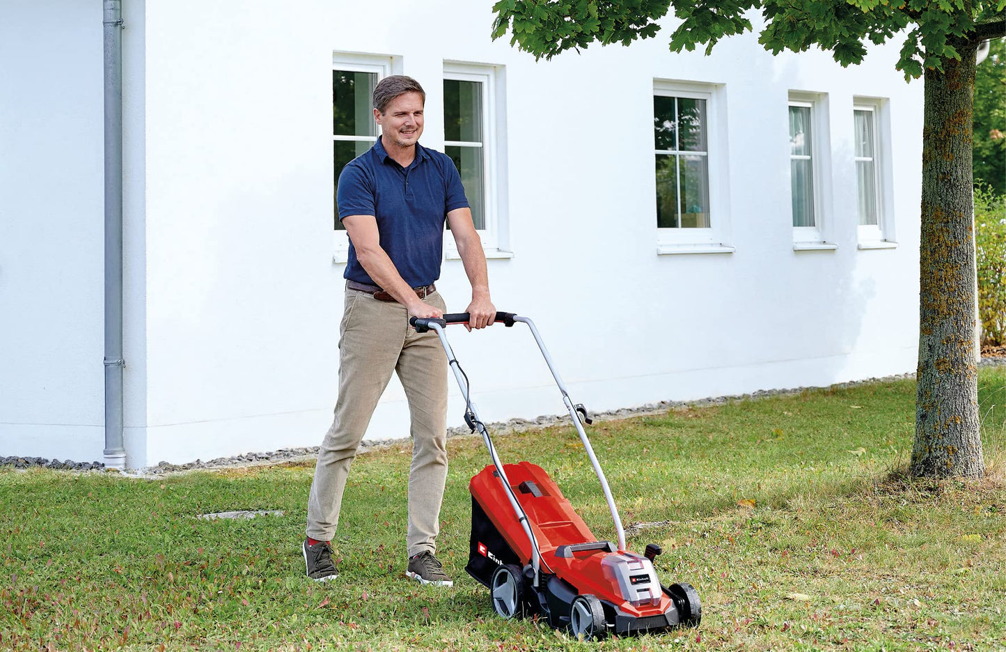 18V Cordless Lawn Mower with Brushless Motor, Battery & Adjustable Cutting Heights