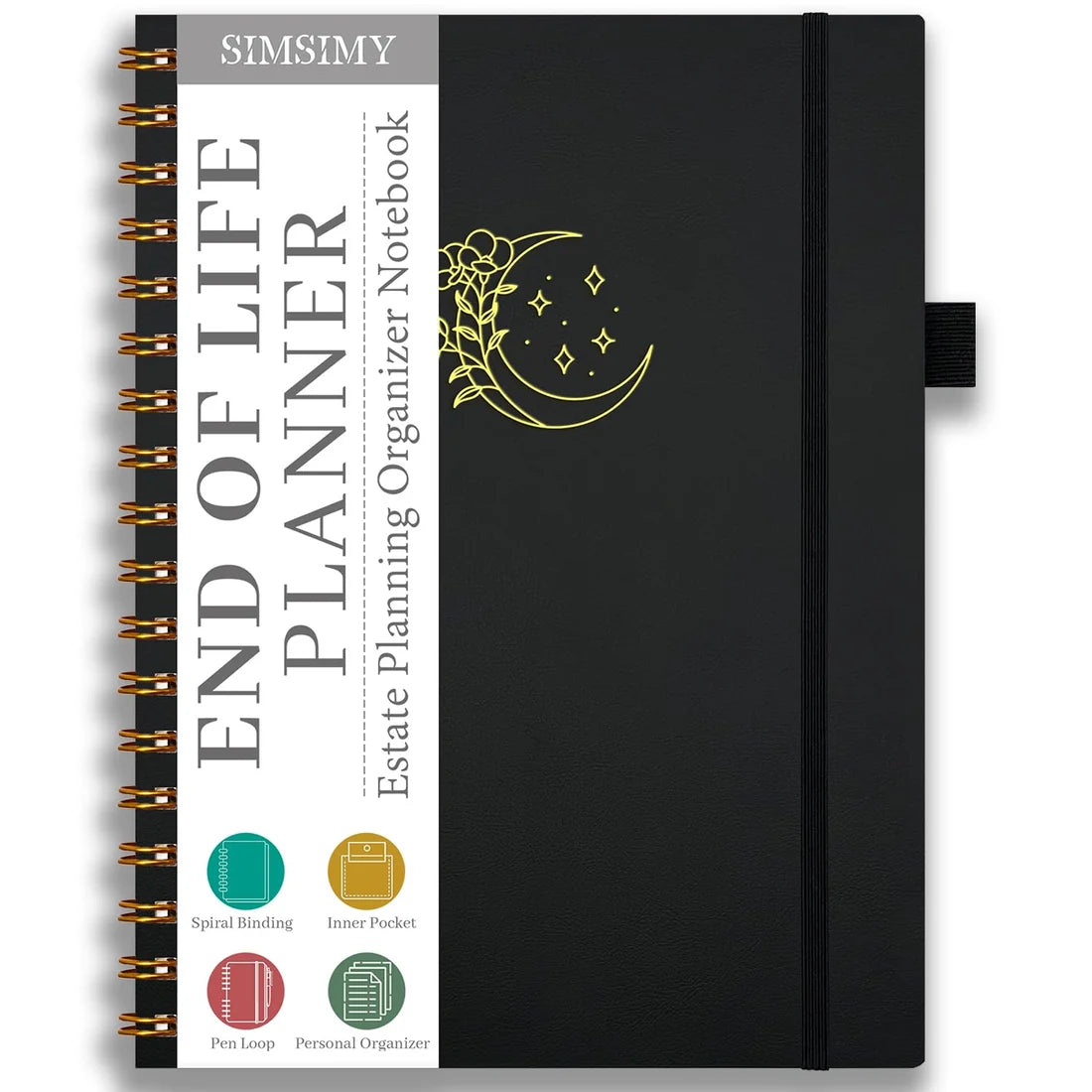 Verigo End of Life Planner – Estate Planning & Important Information Organizer | Final Wishes & Legacy Workbook