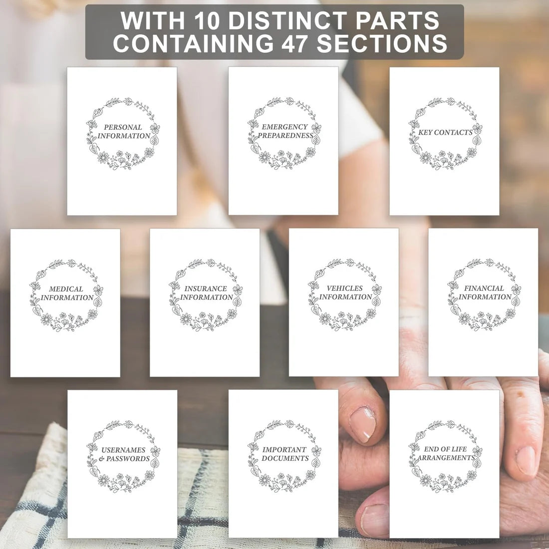 Verigo End of Life Planner – Estate Planning & Important Information Organizer | Final Wishes & Legacy Workbook